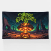 Halloween van massavernietiging Radioactieve Pompo Spandoek (Horizontaal)
