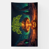 Halloween van massavernietiging Radioactieve Pompo Spandoek (Verticaal)