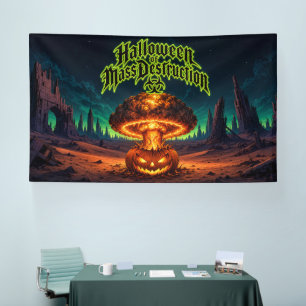 Halloween van massavernietiging Radioactieve Pompo Spandoek
