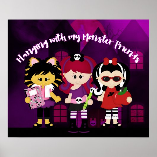 Halloween van mijn Monster-vrienden Poster (Voorkant)