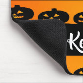 Halloween van pomkinkoppen muismat (Hoek)