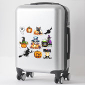 Halloween Variety Custom-Cut Vinyl Stickers (Koffer)