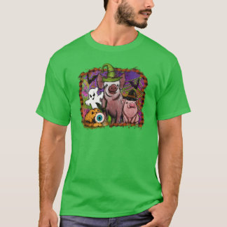 Halloween varkens grappig t-shirt