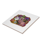 Halloween Varkens Tegeltje (Zijkant)
