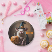 Halloween Varkensfeest Borden Papieren Bordje (Feest)