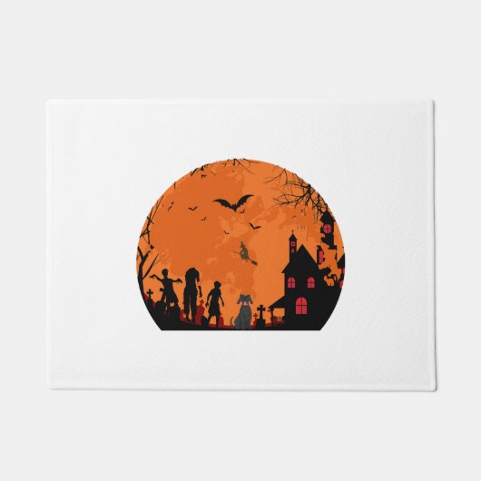 Halloween-vector Deurmat (Voorkant)