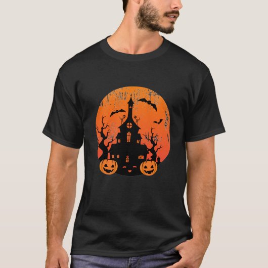 Halloween Vector Happy Halloween Party T-shirt (Voorkant)