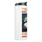 Halloween-vector Thermosbeker (Gedraaid links)