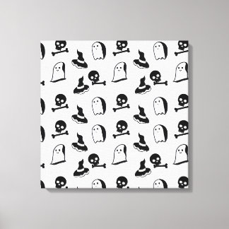 Halloween vectorkunst canvas afdruk