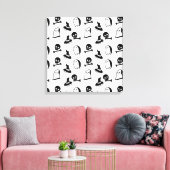 Halloween vectorkunst canvas afdruk (Insitu (Woonkamer))