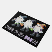 Halloween Veeg Je Laarzen Ghost Trick Voor Het Beh Deurmat (Schuin)