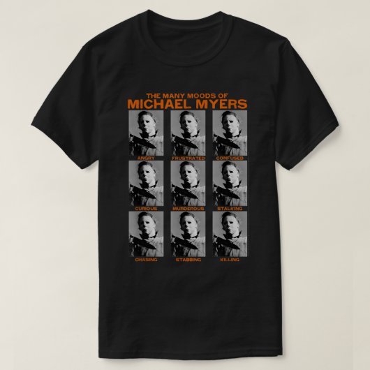 Halloween Veel manieren van Michael Myers T-shirt (Design voorkant)