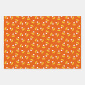 Halloween veelkleurige Candy Corn Inpakpapier Vel (Voorkant 3)