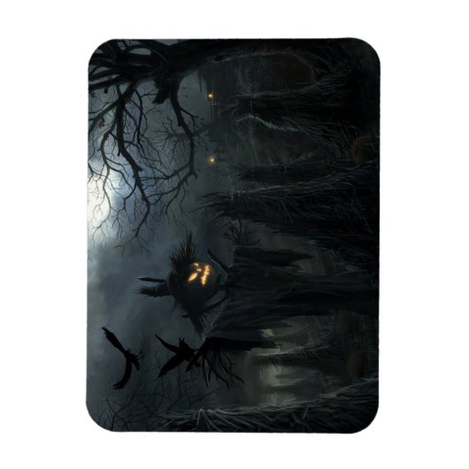 Halloween veld des doods magneet (Verticaal)