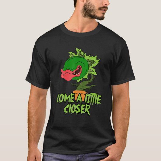 Halloween Venus Fly Trap Carnivoren Plant T-shirt (Voorkant)