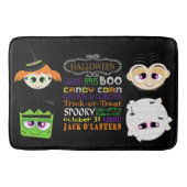 Halloween-Verdragen en -rechten Badmat (Voorkant)