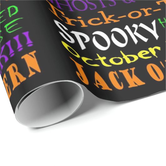 Halloween-Verdragen en -rechten Cadeaupapier (Rol Hoek)