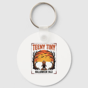 Halloween-verhaal Teeny Tiny Spooky Vintage Scene_ Sleutelhanger
