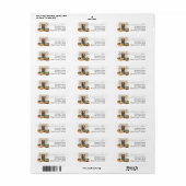Halloween Verhuisbericht Retouradres Etiket (Full Sheet)