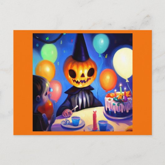 Halloween - Verjaardag 2 Briefkaart (Voorkant)