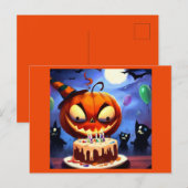 Halloween - Verjaardag 3 Briefkaart (Voorkant / Achterkant)