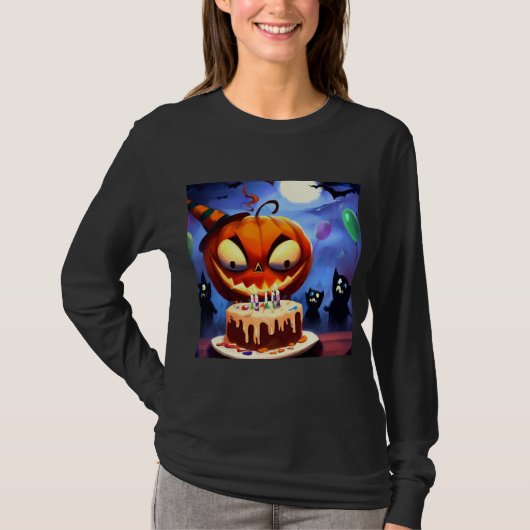 Halloween - Verjaardag 3 T-shirt (Voorkant)