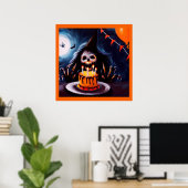 Halloween - Verjaardag 4 Poster (Thuiskantoor)