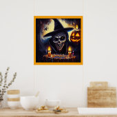 Halloween - Verjaardag 7 Poster (Keuken)
