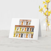 Halloween Verjaardag Cartoon Kaart (Gele Bloem)