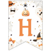Halloween Verjaardag Garland Banner (Tweede vlag)