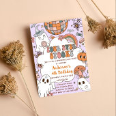 Halloween Verjaardag Ghouls 4e Verjaardagsfeest Kaart