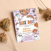 Halloween Verjaardag Hey Boo Verjaardagsfeestje Kaart