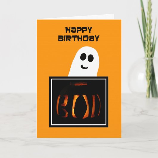 Halloween Verjaardag Kaart — Spooky Good (Voorkant)