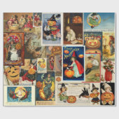 Halloween Verjaardag  Kaarten Cadeaupapier (Vlak)