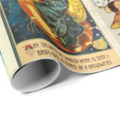 Halloween Verjaardag  Kaarten Cadeaupapier (Rol Hoek)