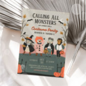  Halloween Verjaardag Kostuumfeest voor Kinderen Kaart