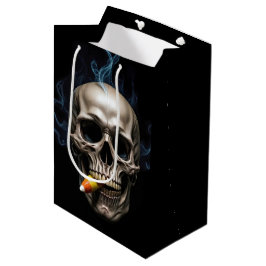 Halloween Verjaardag Roken Schedel Bijten Candy Co Medium Cadeauzakje