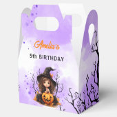 Halloween Verjaardag Schattige Kleine Heks Kleine  Bedankdoosjes (Geopend)