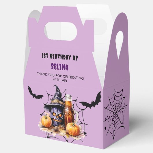 Halloween Verjaardag Schattigee Heks Party Favor B Bedankdoosjes (Geopend)