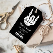 Halloween Verjaardag Skelet Halloween Cadeaulabel