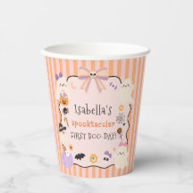 Halloween Verjaardag Spooktacular Papieren Bekers