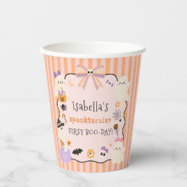 Halloween Verjaardag Spooktacular Papieren Bekers