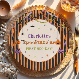 Halloween Verjaardag Spooktacular Papieren Borden Bordje