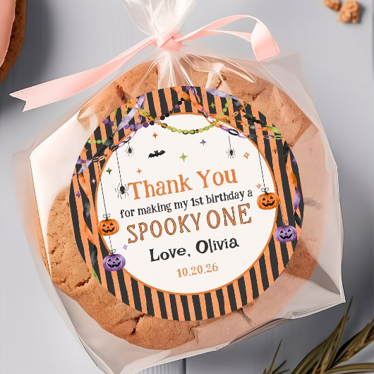 Halloween Verjaardag Spooktacular Sticker
