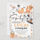 Halloween verjaardag Spooky Celebration Kaart (Voorkant)