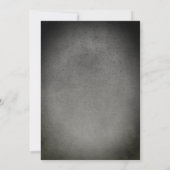 Halloween Verjaardag Spooky Skelet Party Kaart (Achterkant)