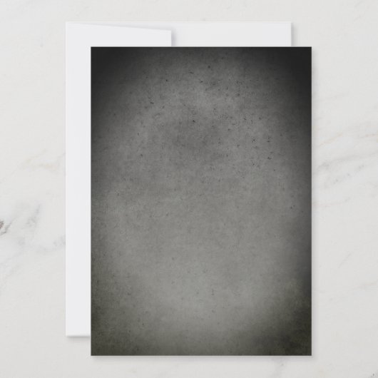 Halloween Verjaardag Spooky Skelet Party Kaart (Achterkant)