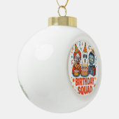 Halloween Verjaardag Squad Creepy Clown Ghost Zomb Keramische Bal Ornament (Links)