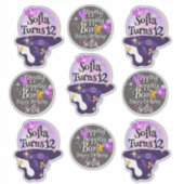 Halloween Verjaardag Sticker Vel  (Voorkant)