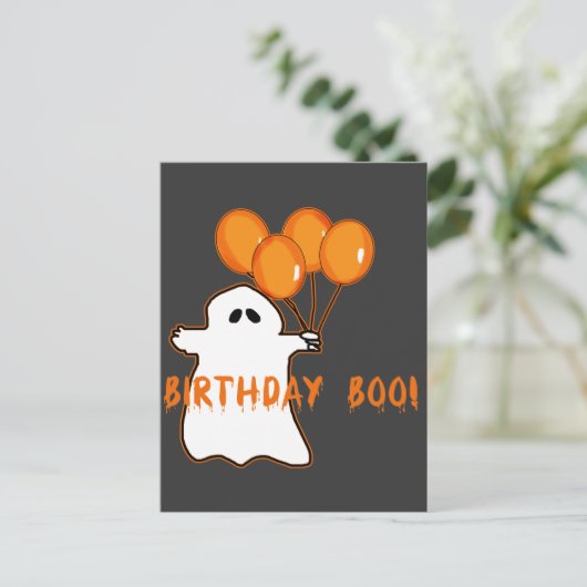 Halloween Verjaardag T-shirts en geschenken Briefkaart (Staand voorkant)